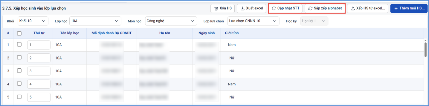 Ảnh chụp màn hình minh họa