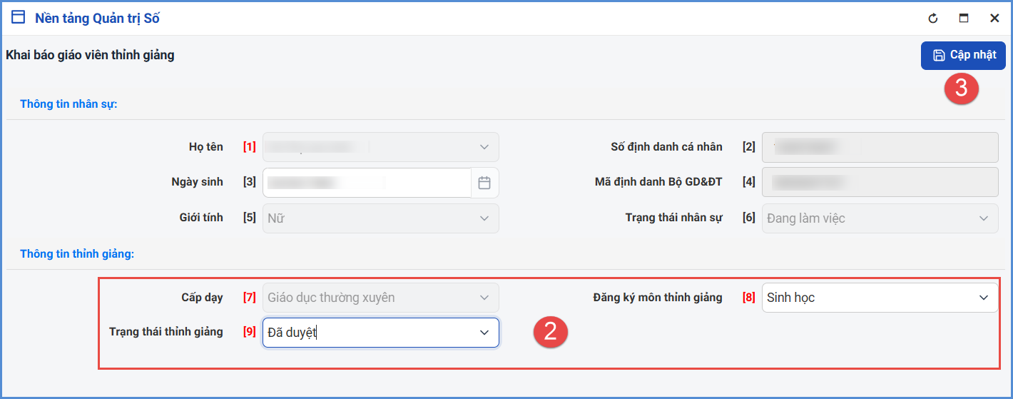 Ảnh chụp màn hình minh họa