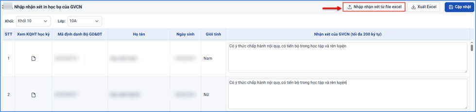 Ảnh chụp màn hình minh họa