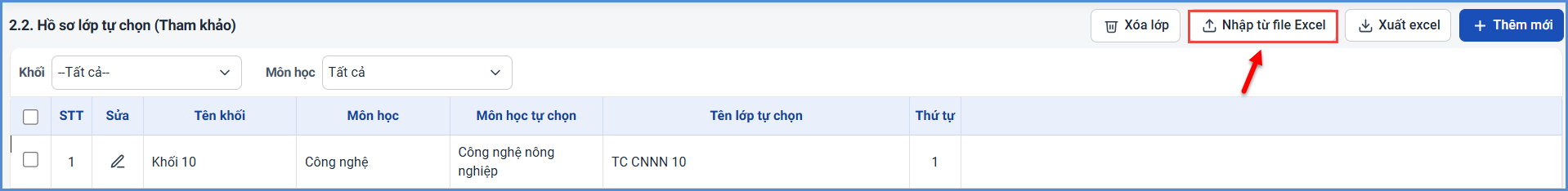 Ảnh chụp màn hình minh họa