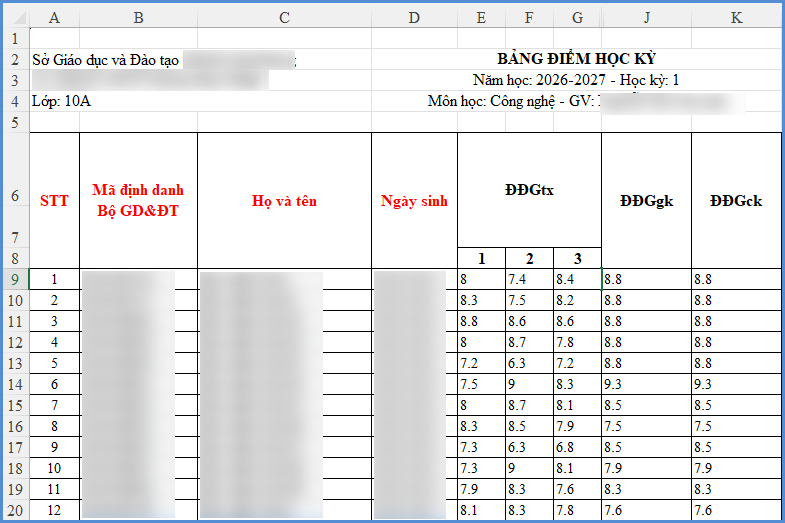 Ảnh chụp màn hình minh họa