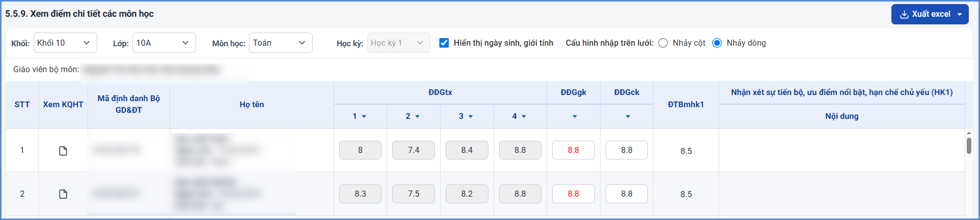 Ảnh chụp màn hình minh họa