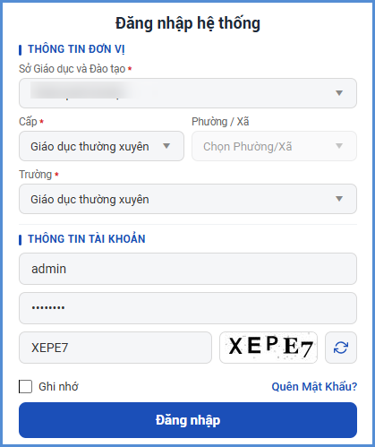 Ảnh chụp màn hình minh họa
