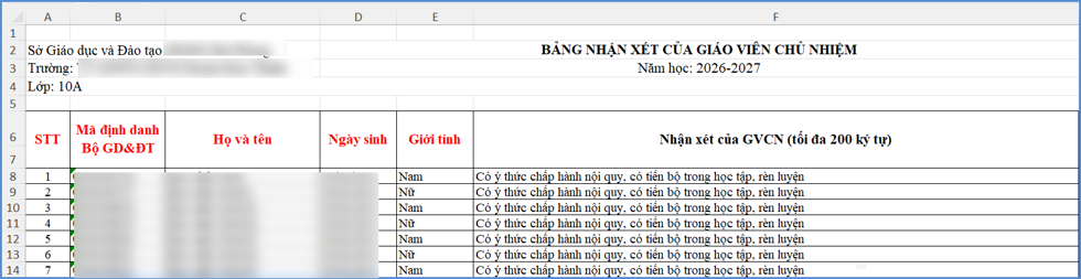 Ảnh chụp màn hình minh họa