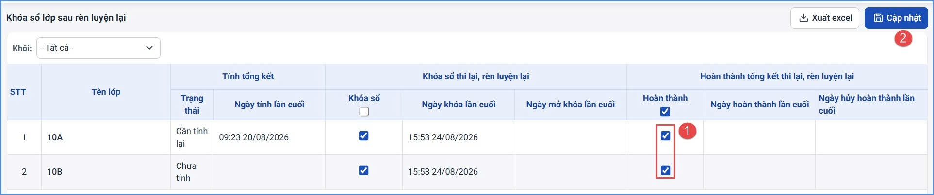 Ảnh chụp màn hình minh họa