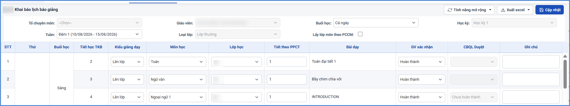 Ảnh chụp màn hình minh họa