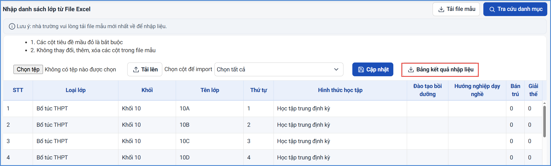 Ảnh chụp màn hình minh họa