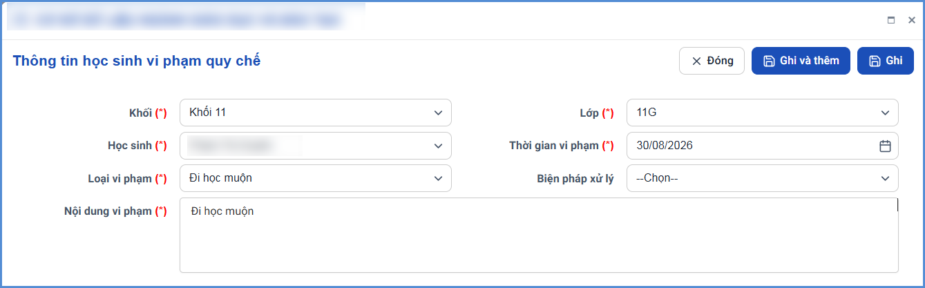 Ảnh chụp màn hình minh họa