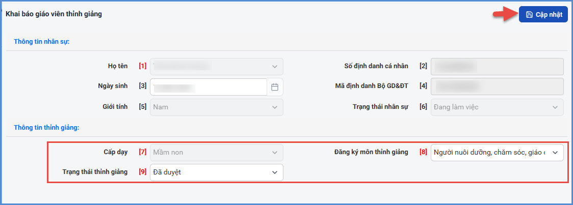 Ảnh chụp màn hình minh họa