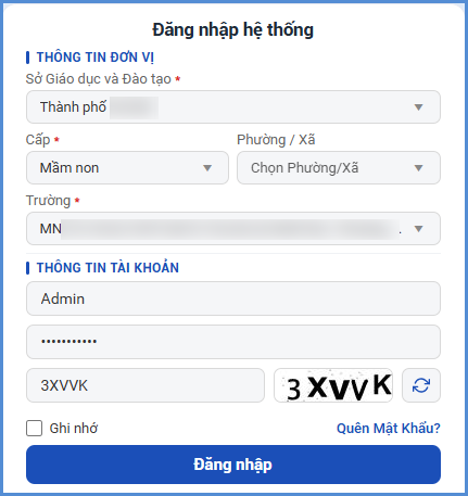 Ảnh chụp màn hình minh họa