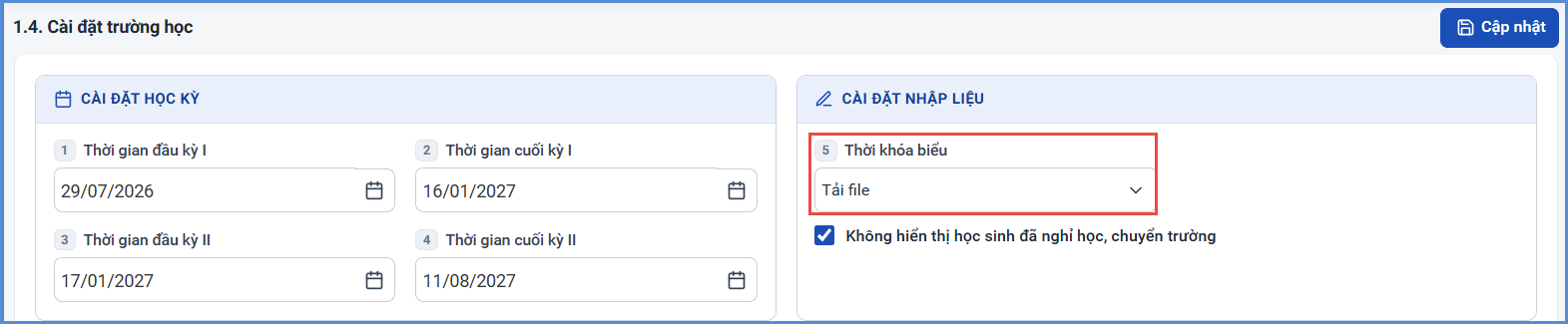Ảnh chụp màn hình minh họa