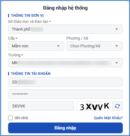 Ảnh chụp màn hình minh họa