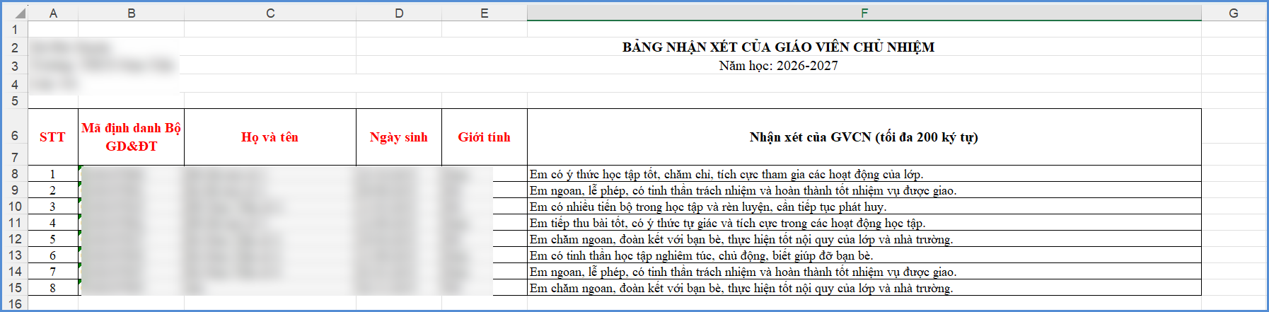 Ảnh chụp màn hình minh họa