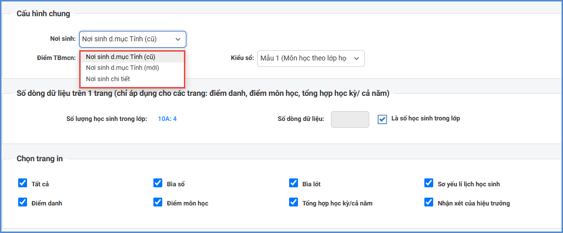 Ảnh chụp màn hình minh họa