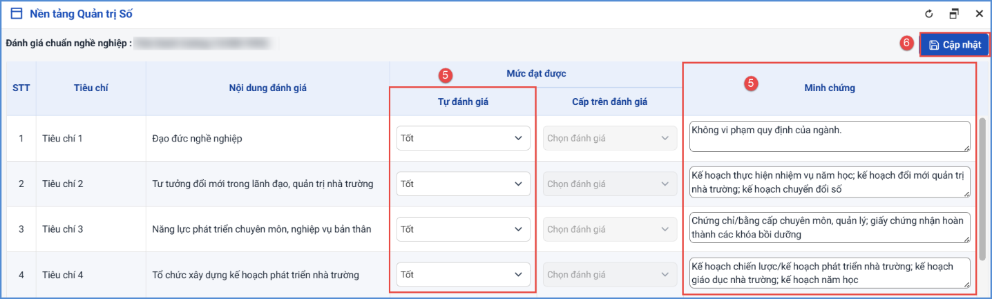 Ảnh chụp màn hình minh họa