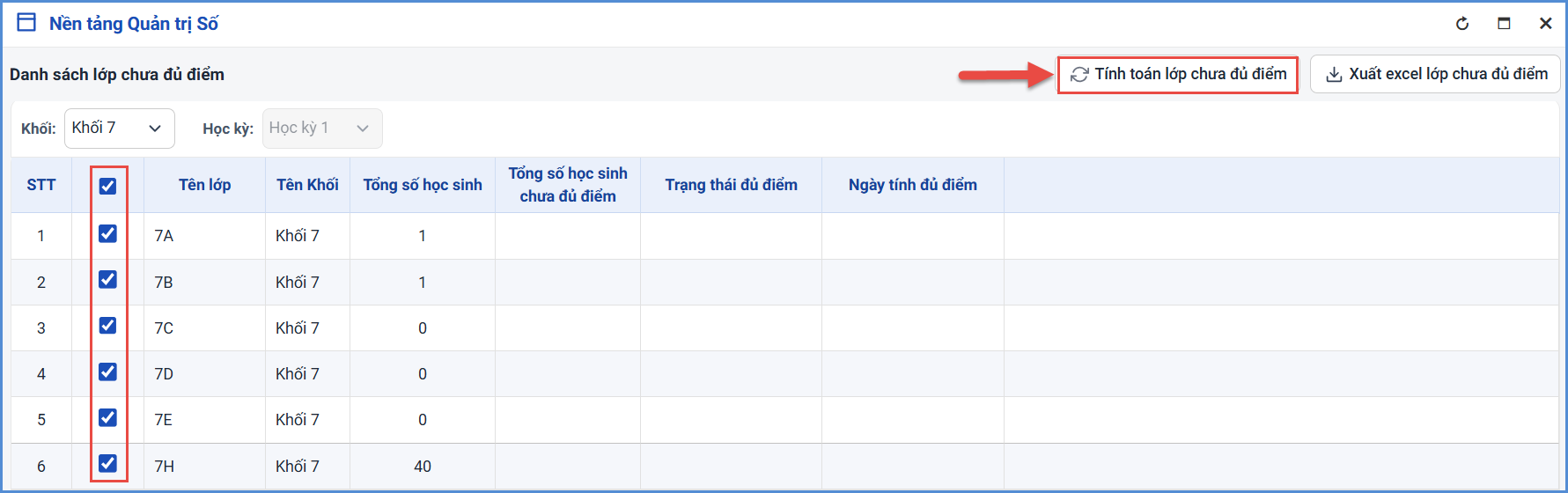 Ảnh chụp màn hình minh họa
