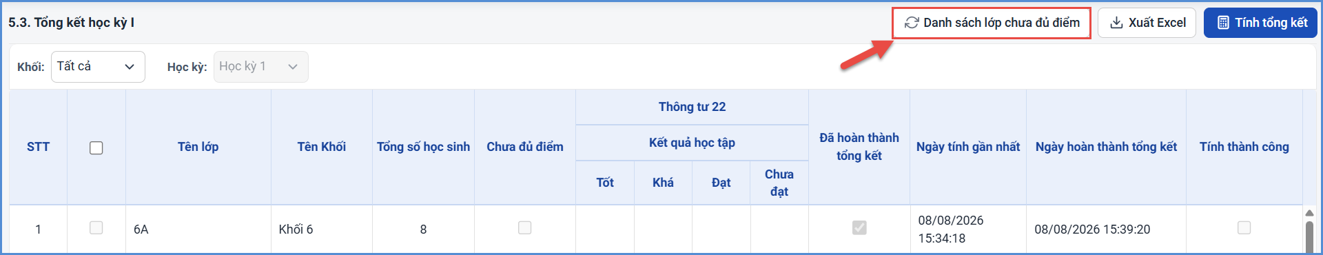 Ảnh chụp màn hình minh họa