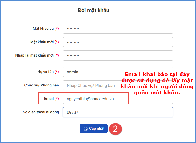 Ảnh chụp màn hình minh họa