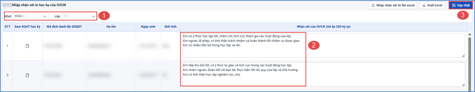 Ảnh chụp màn hình minh họa