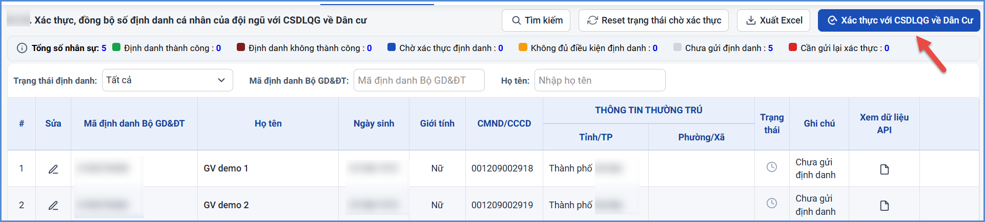 Ảnh chụp màn hình minh họa