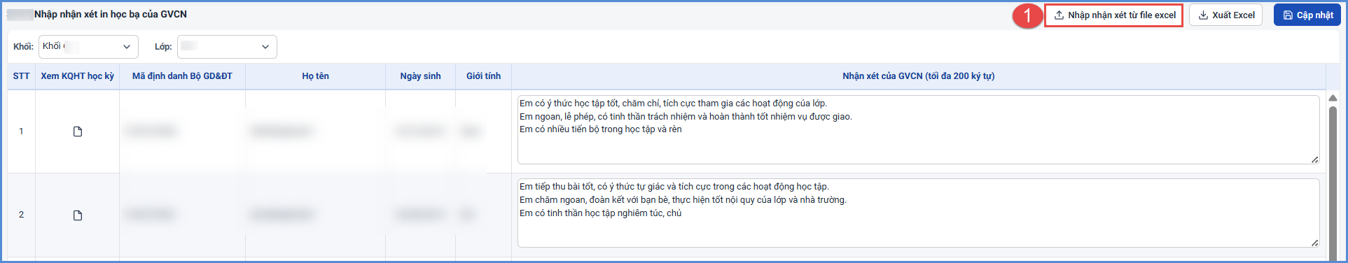 Ảnh chụp màn hình minh họa