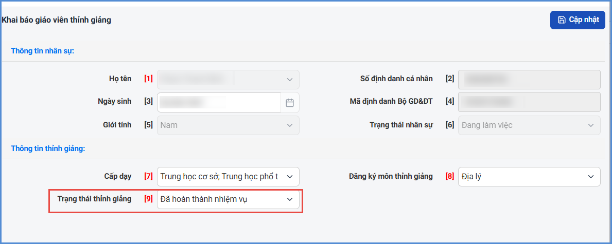 Ảnh chụp màn hình minh họa