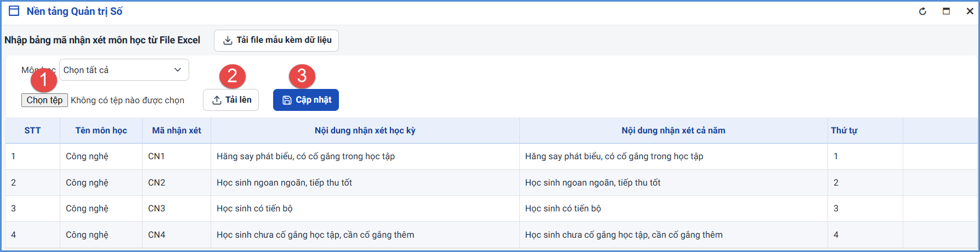 Ảnh chụp màn hình minh họa