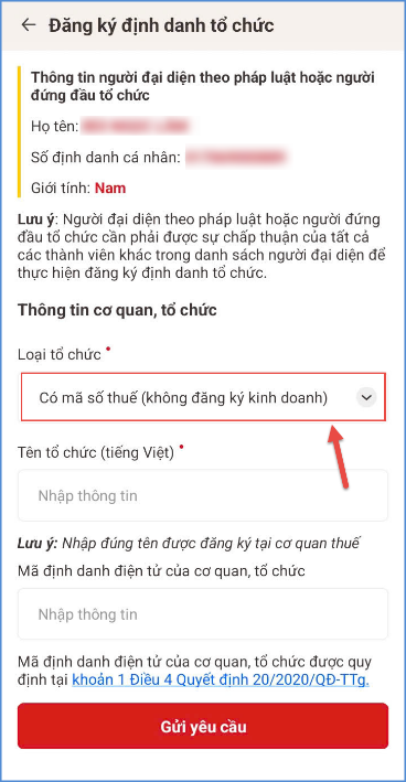 Ảnh chụp màn hình minh họa