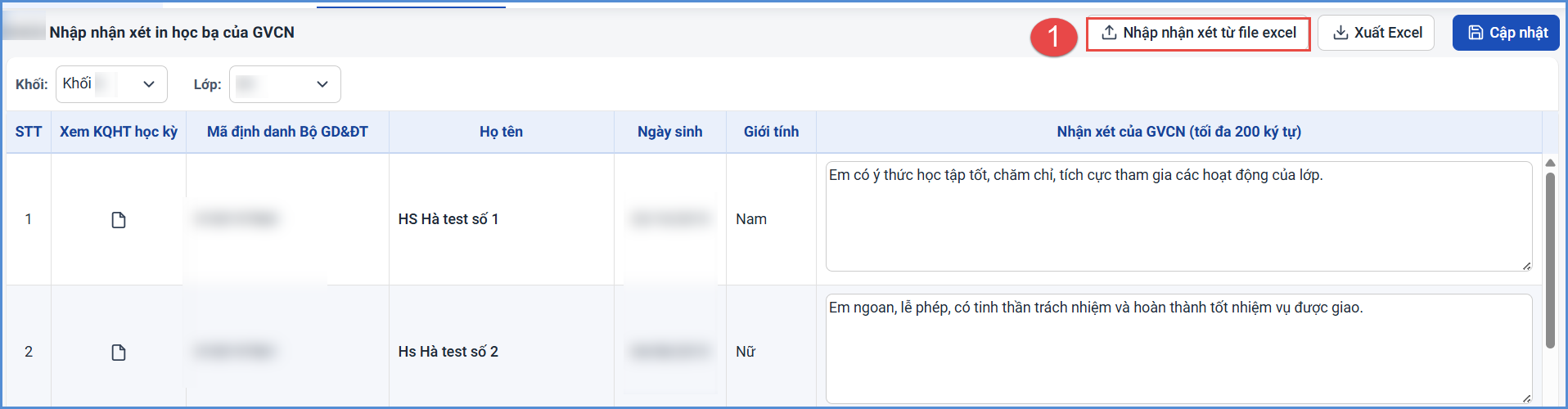 Ảnh chụp màn hình minh họa