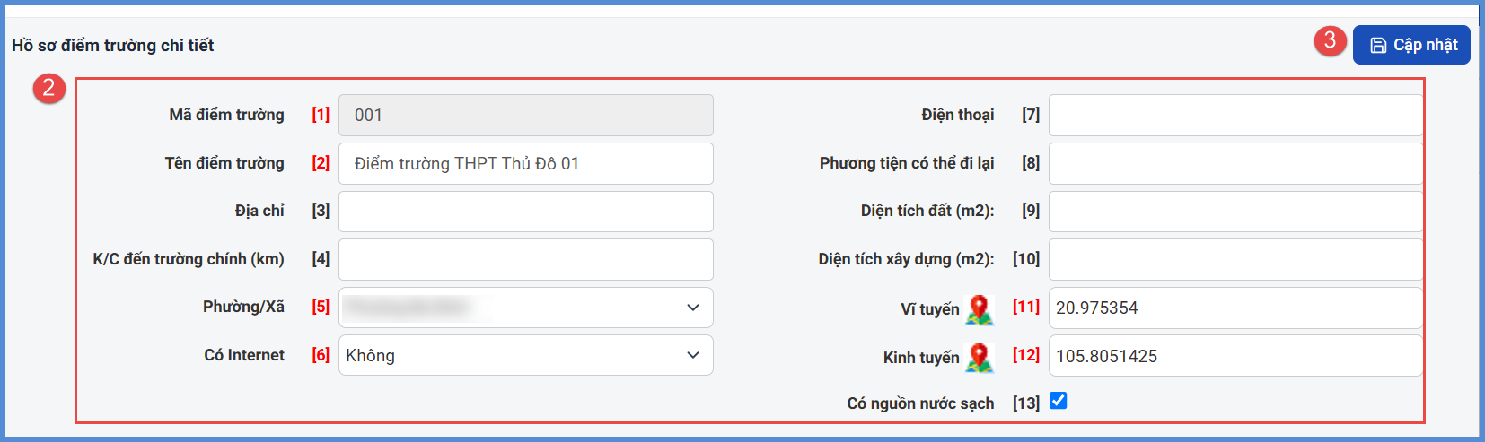 Ảnh chụp màn hình minh họa