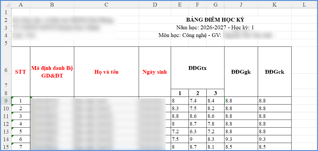Ảnh chụp màn hình minh họa