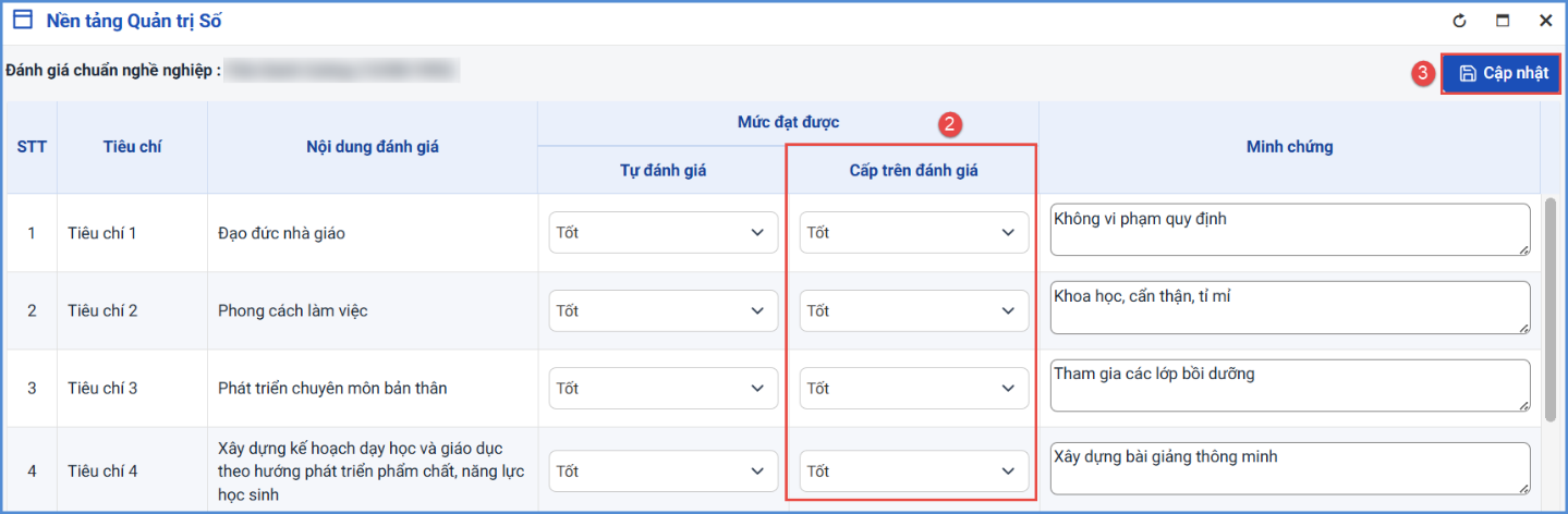 Ảnh chụp màn hình minh họa