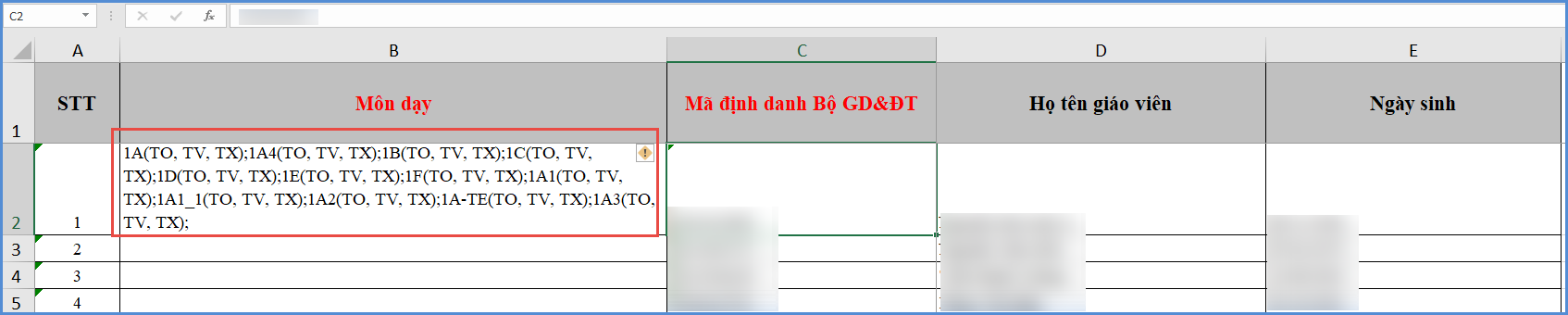 Ảnh chụp màn hình minh họa