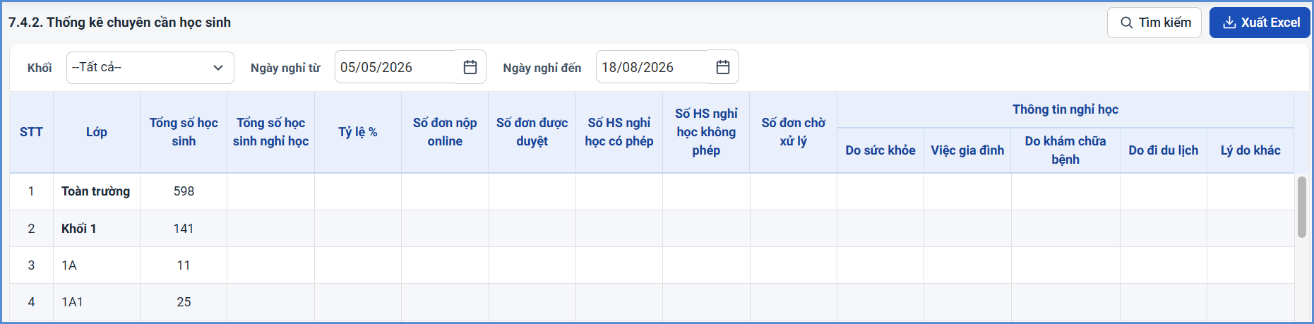 Ảnh chụp màn hình minh họa