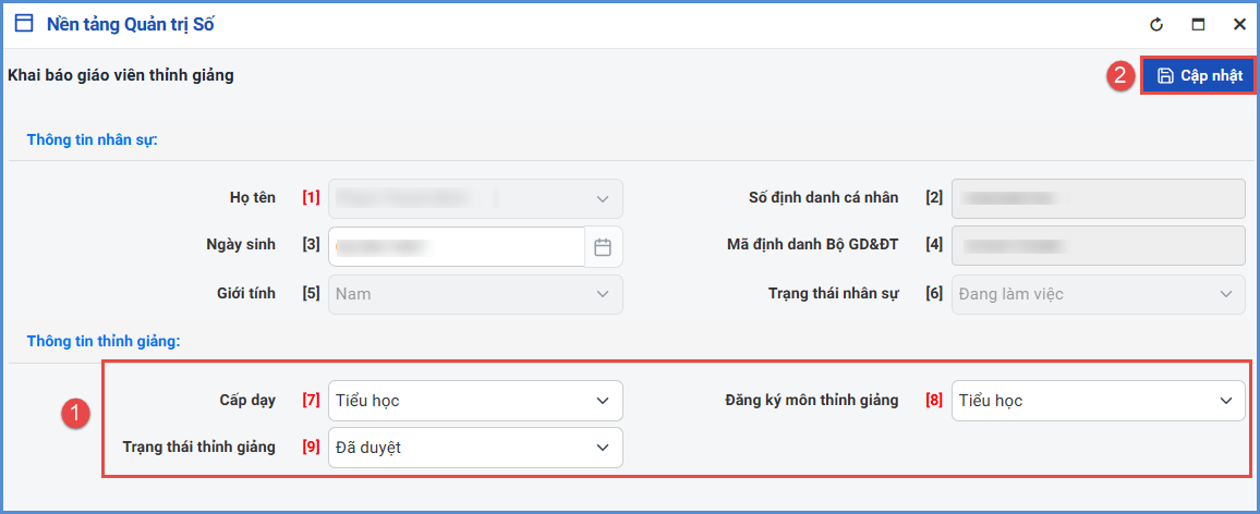Ảnh chụp màn hình minh họa