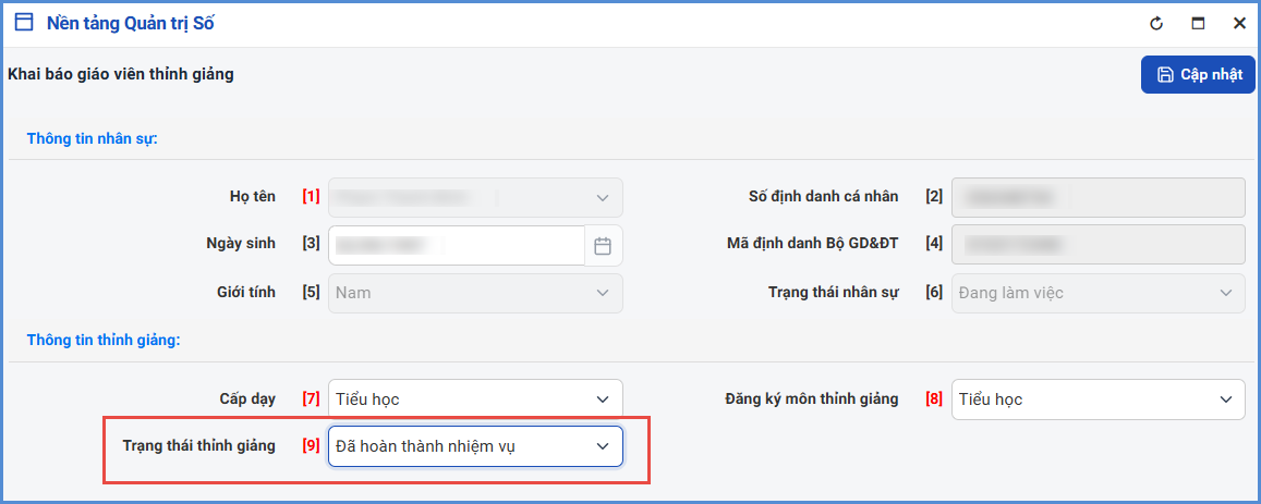 Ảnh chụp màn hình minh họa