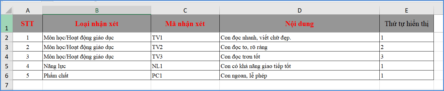 Ảnh chụp màn hình minh họa