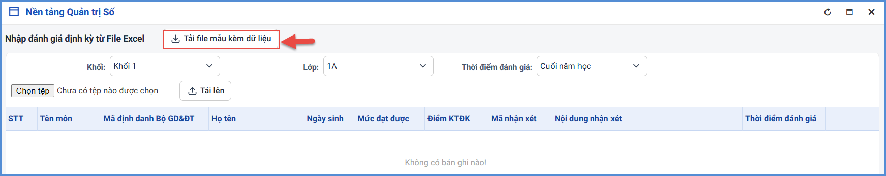 Ảnh chụp màn hình minh họa