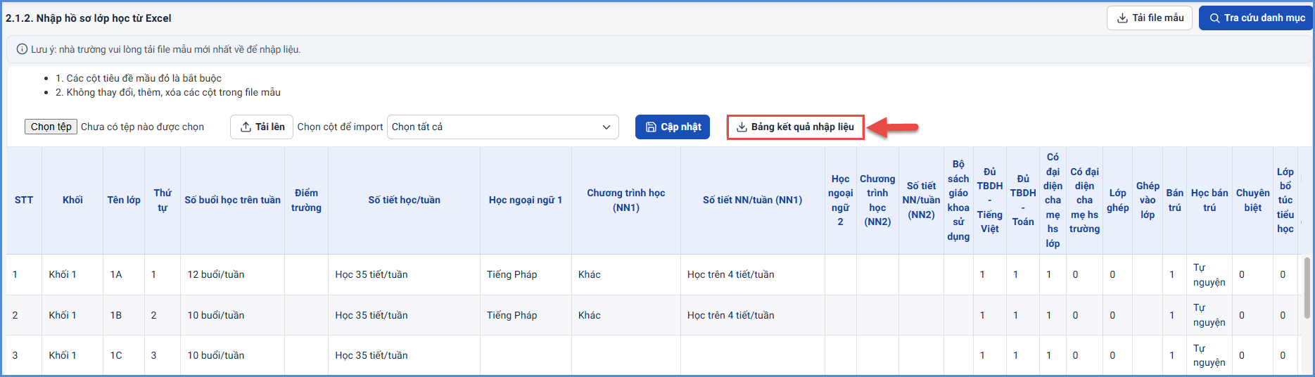 Ảnh chụp màn hình minh họa