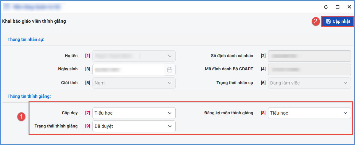 Ảnh chụp màn hình minh họa