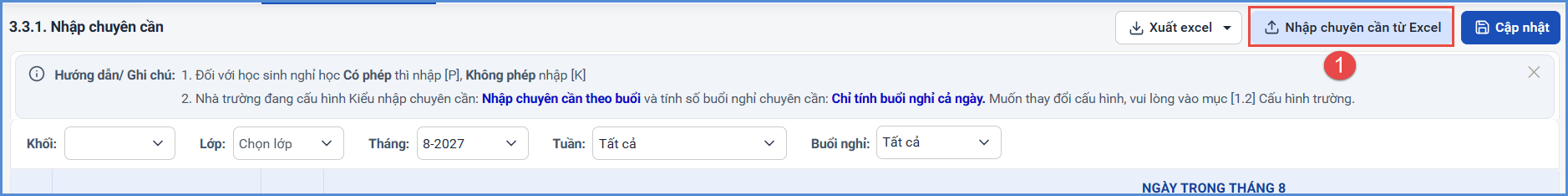 Ảnh chụp màn hình minh họa