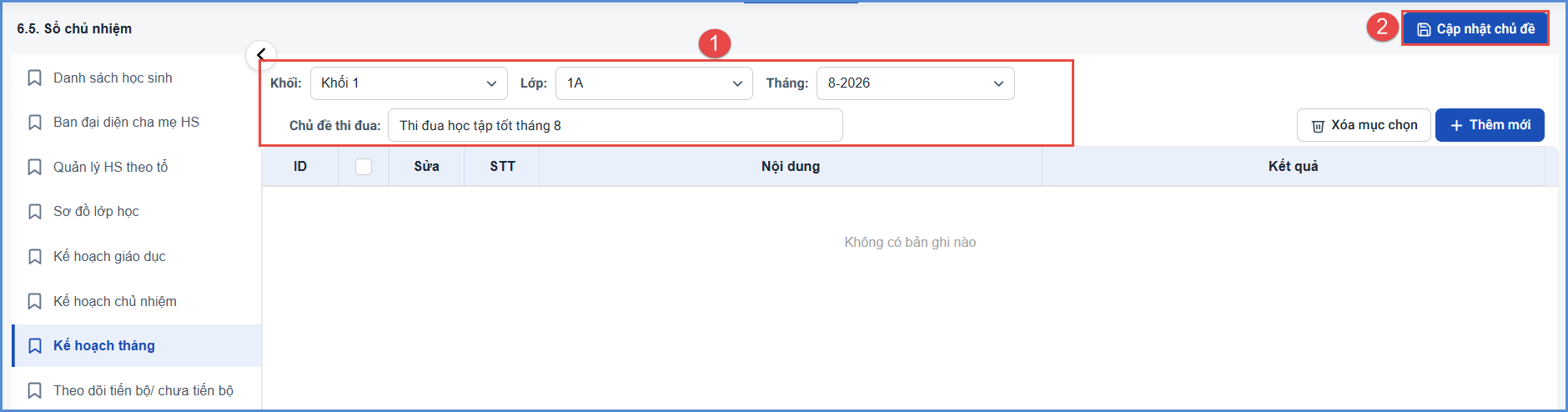 Ảnh chụp màn hình minh họa